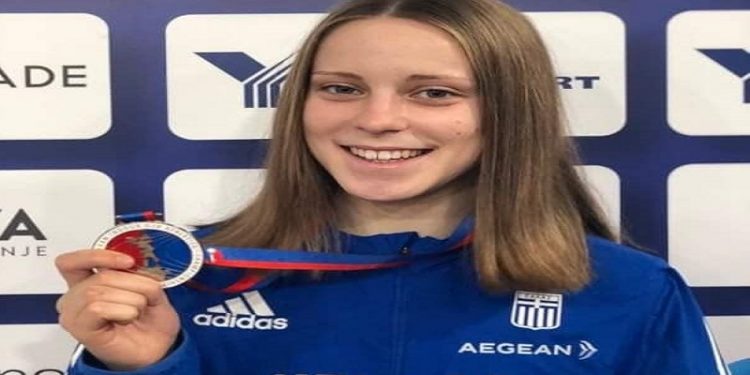 Ονειρική Σωτηρία Ράπτη με δύο μετάλλια και ρεκόρ στο Βαλκανικό Πρωτάθλημα Κ20