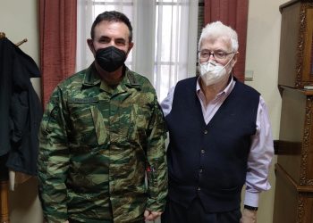 Εθιμοτυπική συνάντηση του Δημάρχου Ιωαννίνων με το Διοικητή της Ταξιαρχίας