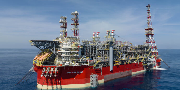 The FPSO Energean Power on location