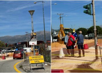 Ξεκίνησε η κατασκευή του κυκλικού κόμβου στο Πανηπειρωτικό Γήπεδο