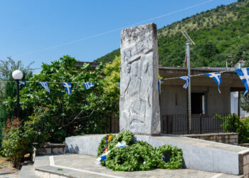 Εργασίες αποκατάστασης στο μνημείο Ολοκαυτώματος στο Κεφαλόβρυσο