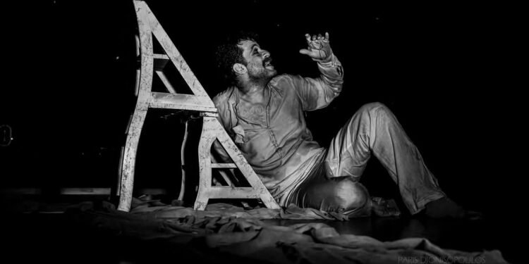 Κοιμώμενος Χαλεπάς, Ο Σαλός Άγιος, στο θέατρο ΚΥΚΛΟΣ