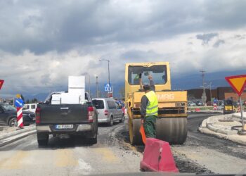 Εργασίες ασφαλτόστρωσης σε δυο κόμβους του Λεκανοπεδίου