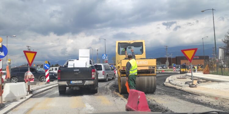 Εργασίες ασφαλτόστρωσης σε δυο κόμβους του Λεκανοπεδίου