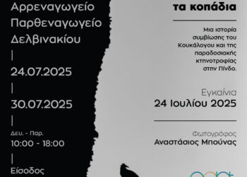Η έκθεση φωτογραφίας  «Ακολουθώντας τα κοπάδια» 24-30 Ιουλίου στο Δελβινάκι