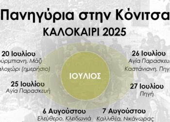 Τα πανηγύρια μέχρι το τέλος Αυγούστου στο δήμο Κόνιτσας