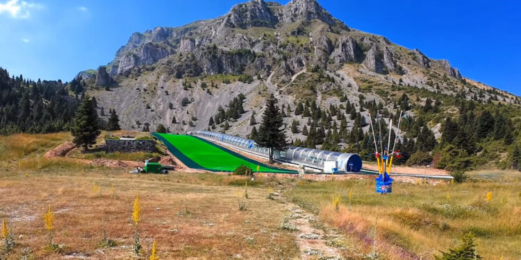 Κακοποίηση τοπίου το “χιονοδρομικό πάρκο” στα Πράμαντα