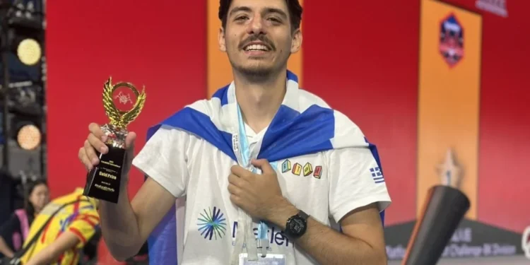 Πρωτιά για τον Γιαννιώτη φοιτητή Λευτέρη Δήμο στον Παγκόσμιο Διαγωνισμό Ρομποτικής