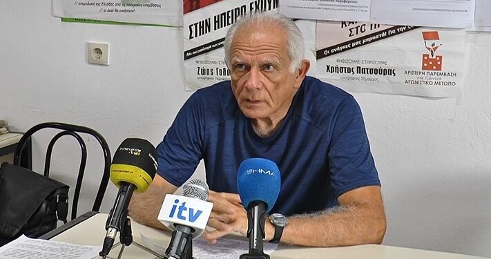 Παρέμβαση στο Δημοτικό Συμβούλιο για ΤΠΣ και Βελισσάριο