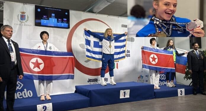 Δύο χρυσά και δύο ασημένια για την Παπαδιώτη στο παγκόσμιο πρωτάθλημα Taekwon-do I.T.F.!