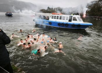 Αγιασμός των Υδάτων υπό βροχή στην Ήπειρο
