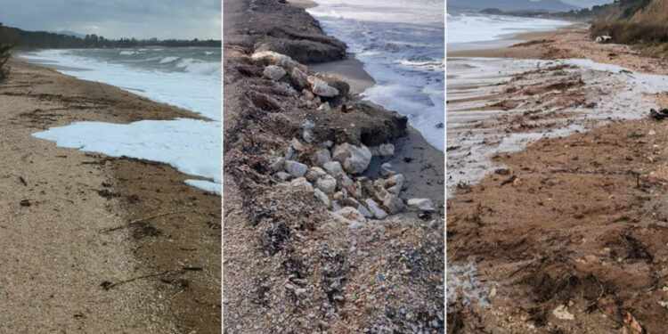 Υλικά του ποδηλατόδρομου και άμμος … έγιναν ένα στο Μονολίθι