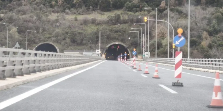 Αμφιδρόμηση σε σήραγγες και χωρίς φορτηγά τα Σαββατοκύριακα στην Εγνατία
