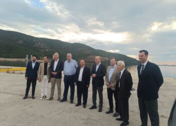 Μαυρομάτι, δρόμοι, λιμάνι και “Ξενία” στο επίκεντρο της επίσκεψης του Κ. Χατζηδάκη