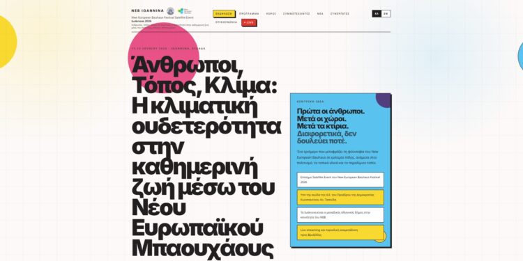 Όλα έτοιμα στα Γιάννενα  για το Φεστιβάλ “Μπαουχάους”