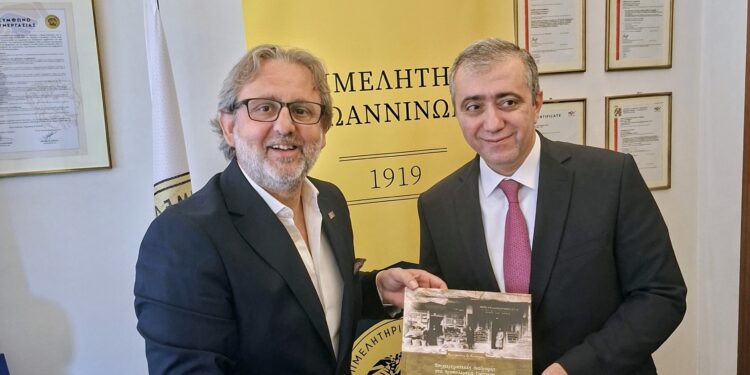 Επιχειρηματικές συνεργασίες με το Αζερμπαϊτζάν διερευνά το Επιμελητήριο Ιωαννίνων